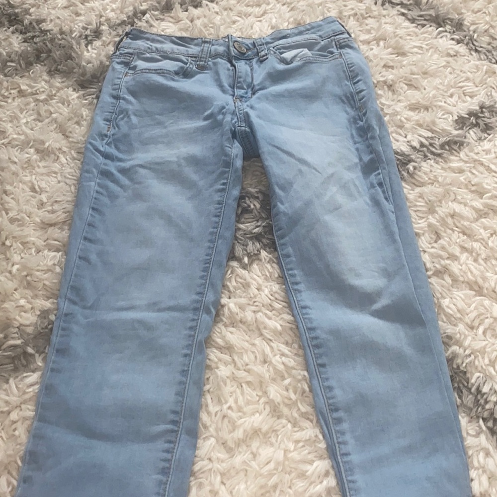 light washed jeans